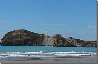 Der Leuchtturm von Castlepoint