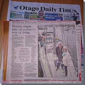 Der Otago Daily Times vom 30.12.2016