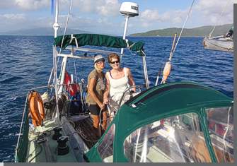 Mit Alison am Steuer der 'Ata'Ata