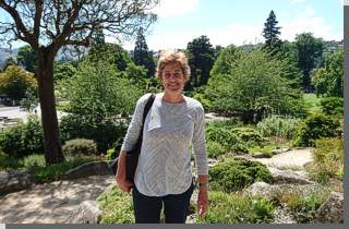Mit Alison im botanischen Garten von Dunedin